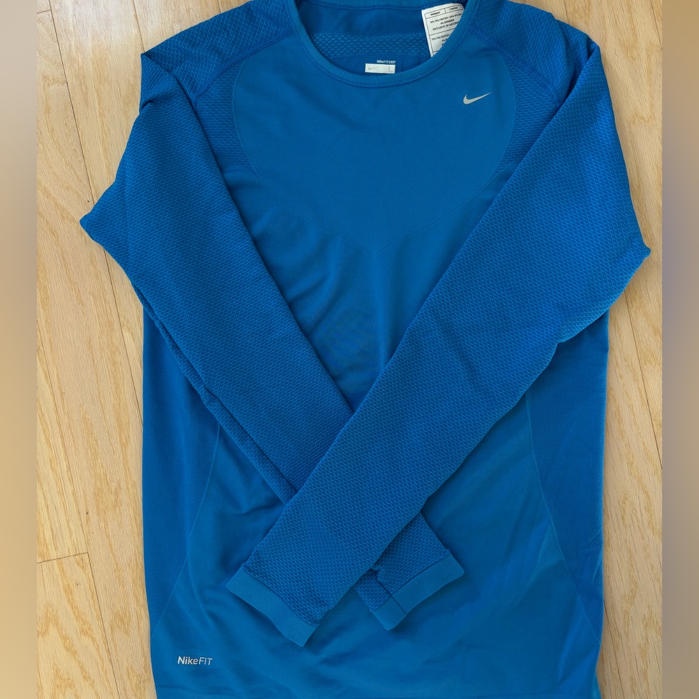 Nike Blue Dri-FIT Athletic Long Sleeve